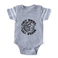thumbnail image 1 of CafePress - FIN Get Reel Go Fish Black - Cute Infant Baby Football Bodysuit, 1 of 1