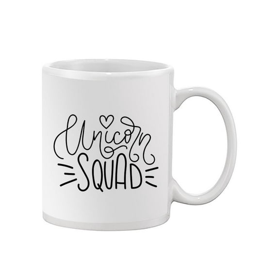 Unicorn Squad Calligraphy Mug Unisex's -Image by Shutterstock