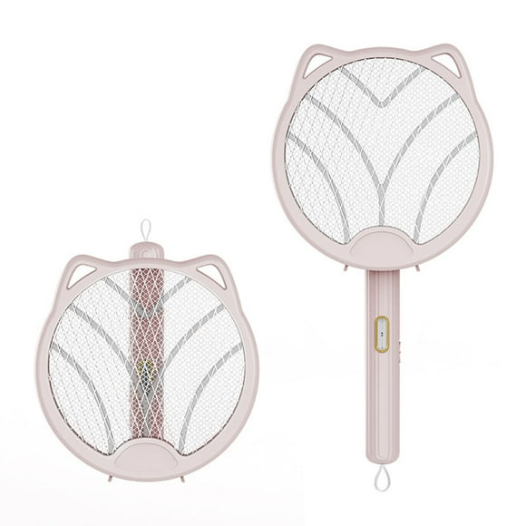 Electric Fly Swatter, Rechargeable Bug Zapper Racket Foldable, Mosquito Zapper Killer for Outdoor & Indoor