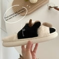 thumbnail image 3 of Qarigey Inicio Mujeres Adorable Animal Zapatilla Niñas Cálido Felpa Invierno Otoño Diapositivas Damas PVC antideslizante Sandalias de tacón Calzado 36-37, 3 of 6