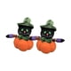 thumbnail image 5 of 2 muñecos de calabaza de tela para Halloween, bonitos juguetes para el hogar, fiestas y bailes de graduación. Negro Naranja, 5 of 9