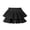 Black, variant on Yeaiivve Girls Layered Ruffle Skirt Summer Casual Elastic Waist Mini Skirts Tiered Pleated Tutu Skirt Kids School Uniform Skirts Black 4-5 Years