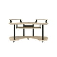 thumbnail image 2 of Acme Furniture Eleazar Music Recording Studio Desk, Natural Oak, 2 of 2