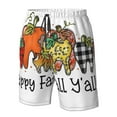 thumbnail image 4 of Logiee It'S Fall Y'All Print Mens Swim Trunks Quick Dry Board Shorts,Breathable Hawaii Beach Shorts Swimwear Bathing Suits-Large, 4 of 6