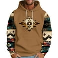 thumbnail image 2 of Western Print Pullover Sweatshirt Sweatshirts for Men Trendy Hoodie Long Sleeve Shirts for Men Cotton Hoodies for Men Trendy Oversized Sweaters for Men Open Front, 2 of 5