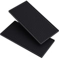 thumbnail image 1 of 2 Pcs Tapis de Station de Travail pour Barbier, Tapis en Caoutchouc PVC Flexible Antidérapant pour Stations, Coussin de Service pour Bar, Tapis Résistant à la Chaleur pour Outils de Coiffure Sèche-Cheveux Tondeuses, 1 of 8
