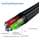 thumbnail image 5 of Adaptador De Cable De Audio Tipo-C A 3.5Mm Adaptador De Cable De Audio Dac Transmisión De 32 Bits Convertidor De Cable De Audio Ampliamente Compatible Serendint EL010081-00, 5 of 6