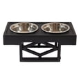 thumbnail image 1 of <p>Elevated Dog Bowl, Adjustable Height Double Elevated Dog Bowl  For Large Dog</p>, 1 of 8