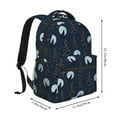 thumbnail image 2 of Easygdp Night Forest Wolf Mochila Ergonómica Versátil para Laptop - Múltiples Bolsillos, Correas Ajustables, Unisex para Escuela, Viajes y Actividades al Aire Libre-One Size, 2 of 5