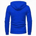 thumbnail image 5 of NOLDARES Kids Zip Up Hoodie School Uniform Boys Girls Zipper Sweatshirt Oversized Y2K Fall Hooded Jackets Preppy Clothes(M115-Blue), 5 of 5