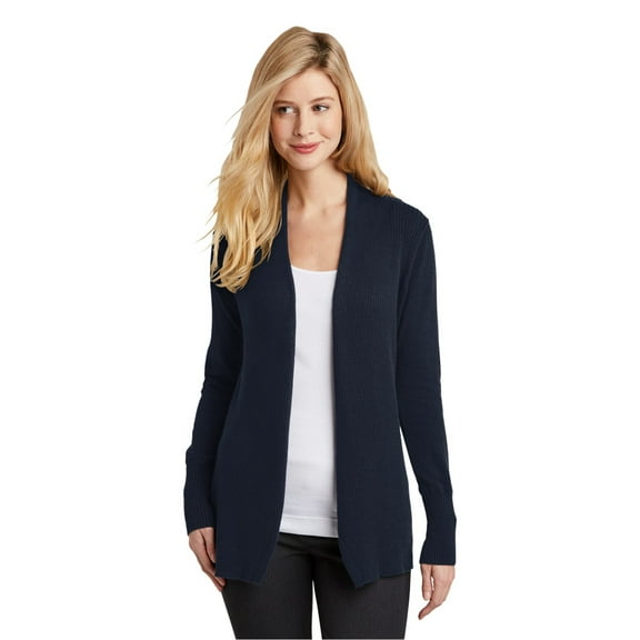 Port Authority Ladies Open Front Cardigan Sweater. LSW289