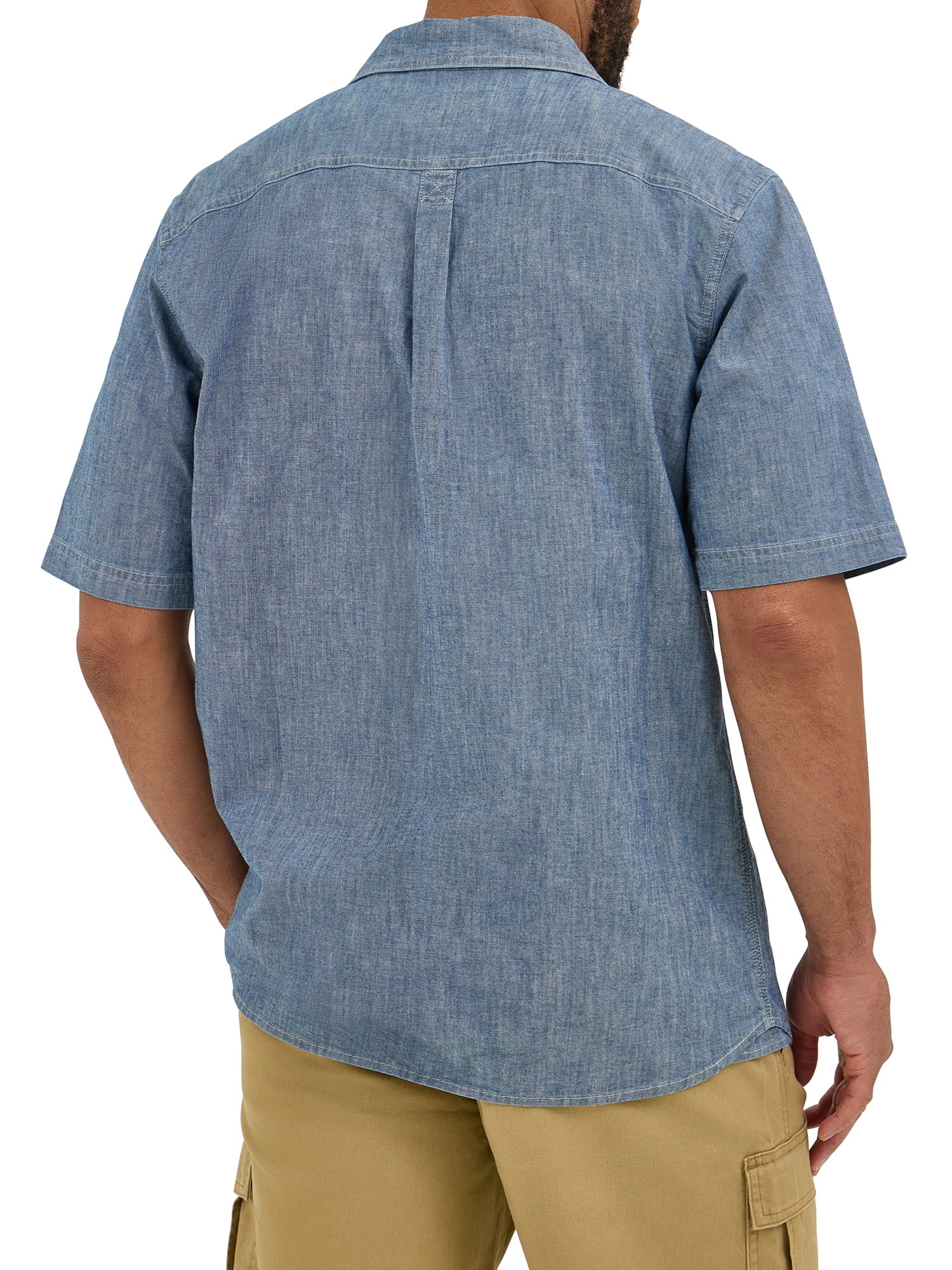Wrangler® Men's Relaxed Stretch Short Sleeve Shirt, Sizes S-5XL