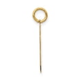 thumbnail image 2 of Auriga Fine Jewelry 14K Yellow Gold Medium Satin Number 46 Charm for Women, 2 of 6