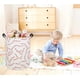 thumbnail image 2 of Cesta de lavandería para niños, cesta plegable de lona, cesta de almacenamiento para niños, para el hogar, oficina, organizador de juguetes, decoración del hogar, 2 of 5