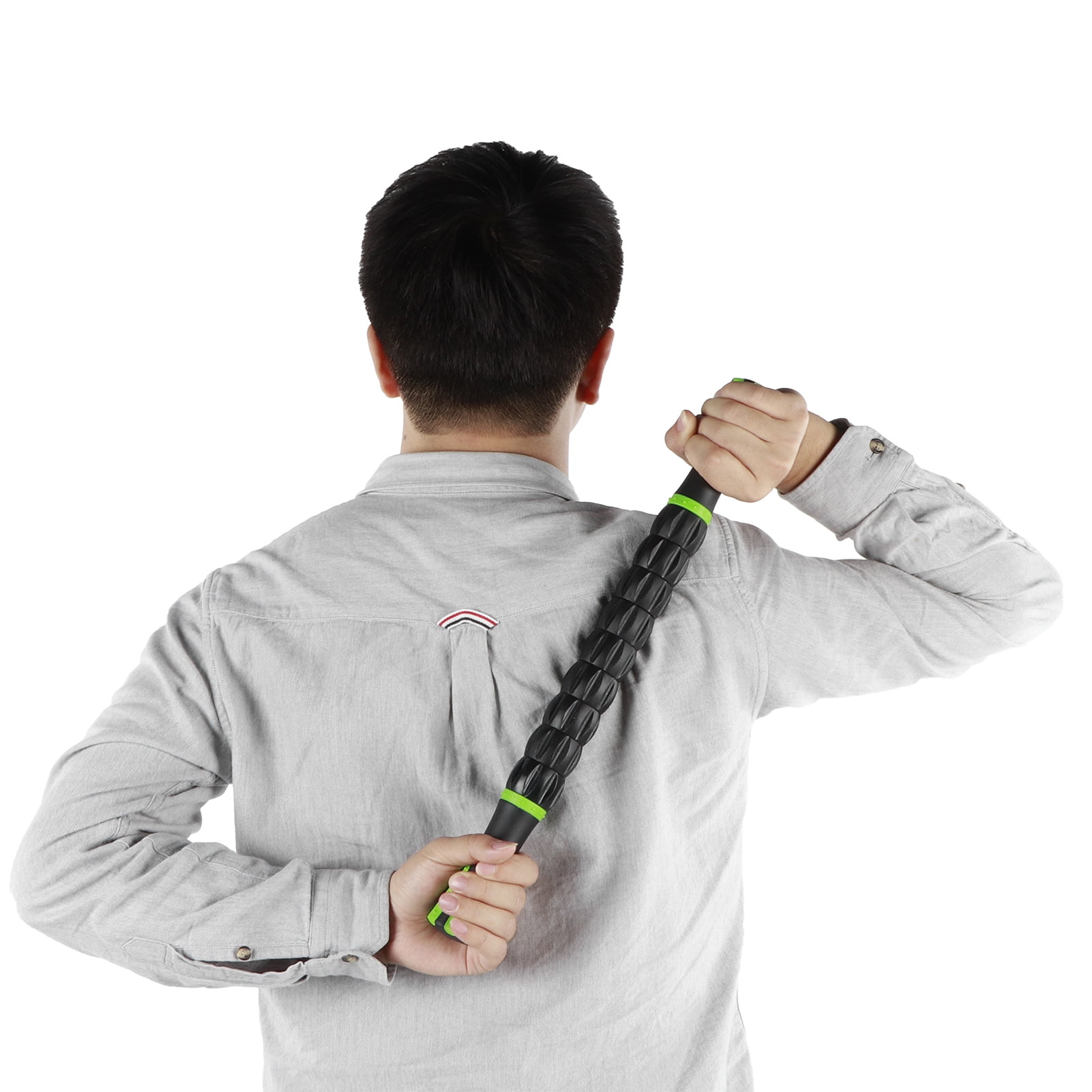 EBTOOLS Compact And Lightweight Durable Muscle Roller Ergonomic Handles ABS And Stainless Steel Material Fitness Roller For Relief Muscle Sports Recovery Athletes