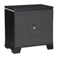 thumbnail image 5 of Pemberly Row Contemporary 3-Drawer Wood Nightstand in Black Finish, 5 of 10