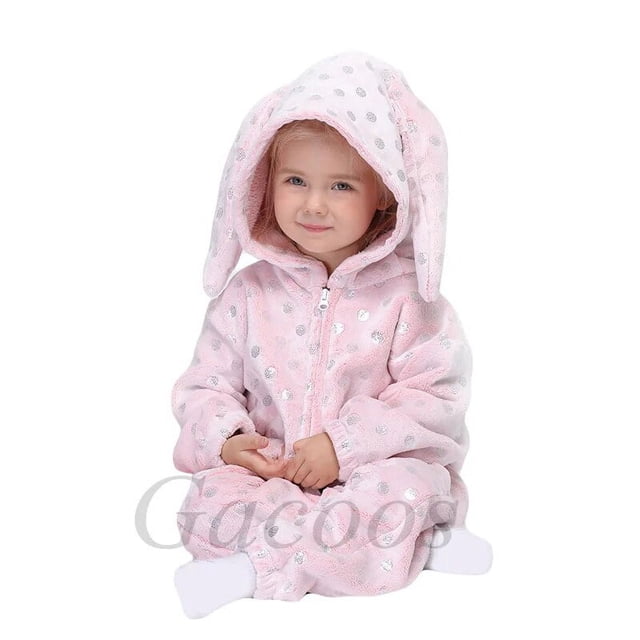 Monos con capucha de una pieza para niños, Onesies de invierno, pijamas cálidos de lana para niños, ropa de dormir para niños, Halloween, Navidad, Cosplay