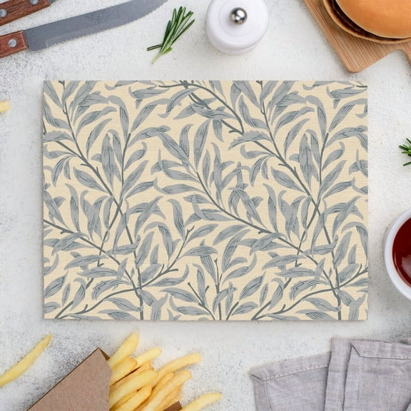 Place Mats Set,Decorative Table Place Mats For For In Door Dinning,Heat Insulation Stain Resistant Table Mats(Leaves)