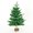 B, variant on A Simulated Mini Desktop Christmas Tree Linen Base Bare Tree With Warm Light Optional Home Desktop Festival A