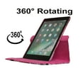 thumbnail image 5 of JYtrend Smart Case for iPad Air 1st / Air 2nd Generation (9.7 IN) with Pencil Holder, Rotating Stand Magnetic Auto Wake Up/Sleep Cover for iPad Air 1/Air 2 A1474 A1475 A1476 A1566 A1567 (Pink Flower), 5 of 8