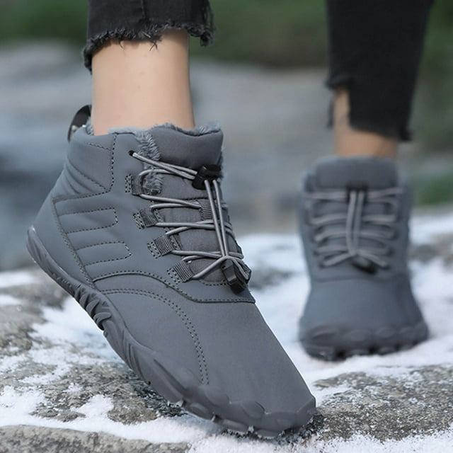 Cameland Men Shoes Solid Color Winter Keep Warm Woolen Casual Bandage Short Boots