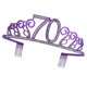 thumbnail image 2 of Purple Number Crown for Decoration Elegant Hair Accessories Made of Alloy with Chic Design and Craftsmanship (70), 2 of 4