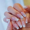 thumbnail image 1 of Coffin-shaped Fake Nails, Full Cover Stick-on Ballerina, Environmentally-friendly Acrylic, Easy & Convenient To Use, Suitable For Any Event (24 Pieces), 1 of 5