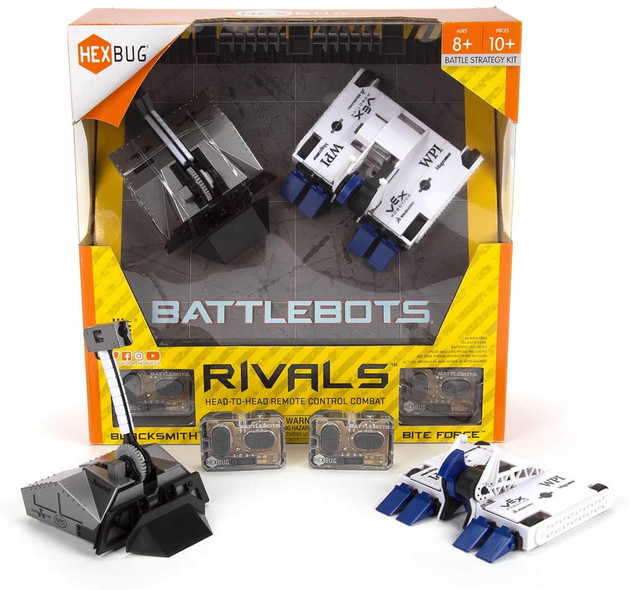 HEXBUG Warriors Battling Robots Blue Set X2 for sale online 