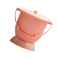 thumbnail image 3 of maytalsory Handheld Spittoon with Lid Portable Urinal Bottle for Bedroom 21x23cm Orange, 3 of 9