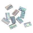 thumbnail image 2 of Brrnoo 10Pcs Abalone Shell Inlay Natural Guitars Inlay Material Guitar Fretboard Inlays Materials,Abalone Shell Inlay,Natural Abalone Shell Blanks, 2 of 8