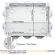 thumbnail image 5 of Caja de conexiones de plástico ABS a prueba de polvo impermeable IP65 caja de proyecto eléctrico universal blanco 5,9 x 4,3 x 2,8 pulgadas (150 x 110 x 70 mm), 5 of 5