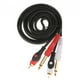 thumbnail image 2 of 2Pcs 6.35mm /4 a 2x RCA Adaptador de enchufe Phono Cable de 1.5 metros, 2 of 6