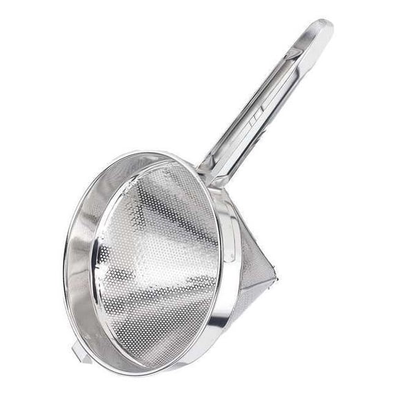 Crestware Mesh Strainer,10 in. H,Steel,Coarse CCS10C