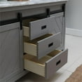 thumbnail image 6 of Kinsley 60" Carrara White Marble Countertop Double Vanity w/o Mirror Gray, 6 of 9