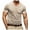 Khaki, variant on JAKANYQ Men's Tees Short Sleeved V Neck Solid Color Stitching Pocket T Shirt Top Classic Lightweight