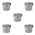 thumbnail image 3 of Wosthever Hebilla de plástico PP transparente, latas selladas, soportes redondos para tanque de almacenamiento de cereales, contenedores de cocina Type5 NO5 Wosthever CBP055777, 3 of 4