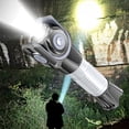 thumbnail image 1 of 3 Modes Rechargeable Led Spotlight Flashlight with 360° Rotate Head, Super Bright Spot Lights Outdoor Handheld, IPX6 Waterproof Solar Flashlight for Emergencies, 1 of 1