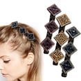 thumbnail image 1 of Horquillas con diamantes de imitación para mujer, 1, 2 o 3 unidades, pinzas para el pelo con flecos, pinzas laterales, sin pliegues, para el pelo, en espiral, transparentes, pequeñas, con pinzas., 1 of 6