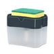 thumbnail image 1 of Dispensador de líquido para platos, plástico duradero, prensa para ahorrar esfuerzo, dispensador de detergente para platos de gran capacidad para cocina, hogar, azul marino, 1 of 14