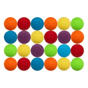 Velocity Lacrosse Balls – Official Sized NFHS, SEI, and NCAA Approved - Meets NOCSAE Standard | Approved Competition Colors | 24 Balls, Multi-Color