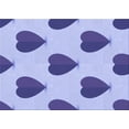 thumbnail image 1 of Ahgly Company Indoor Rectangle Patterned Periwinkle Purple Area Rugs, 3' x 5', 1 of 6