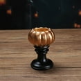 thumbnail image 4 of Halloween Pumpkin Candle Holder Decorative Tea Light Holder for Festive Table Centerpiece Cozy Autumn Decor Votive Candle Stand for Home Hotel & Restaurant Decor Use, 4 of 9