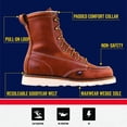 thumbnail image 3 of Botas de trabajo Thorogood American Heritage de 8 pulgadas con punta moc para hombre, 3 of 7