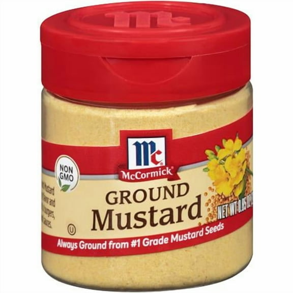 Mccormick Ground Mustard, 0.85 Oz - Pack of 2