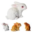 thumbnail image 2 of Travelwnat 4Packs Rabbit Garden Statue Outdoor Décor, Resin Figurine Decoration for Lawn, Yard, Patio, Porch, and More, 2 of 7