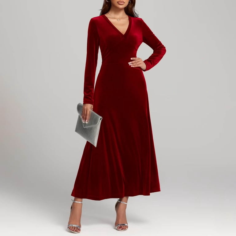 fitted lace wedding dress Long Sleeve Formal Mother of the Bride Chiffon Dress main image 1