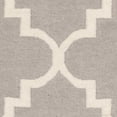 thumbnail image 4 of SAFAVIEH Dhurries Tobias Geometric Runner Rug, Dark Grey/Ivory, 2'6" x 10', 4 of 4