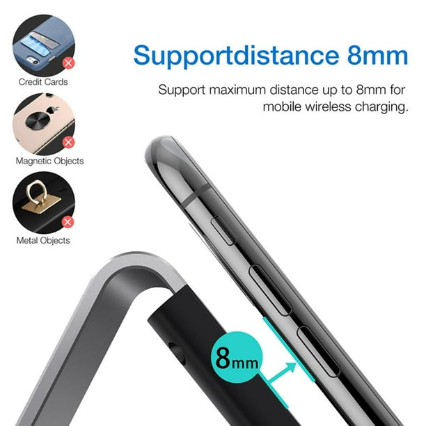 Cargador Inalámbrico Rápido De 10 W, Soporte De Carga De Bobinas