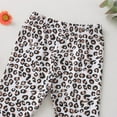 thumbnail image 4 of Pantalon Fille Pantalon Large Léopard Cloche à Volants Bas, 4 of 5
