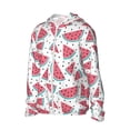 thumbnail image 2 of Balery Watermelon Men's Women's UPF 50+ Sun Protection Lightweight Hoodie Performance Long Sleeve Shirt for Fishing Running-3X-Large, 2 of 9